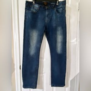 Copper & Oak Supply Co Men’s Jeans Slim Straight Jeans Blue 38x30